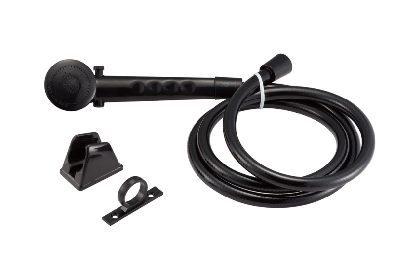 RV Shower Head & Hose - Black