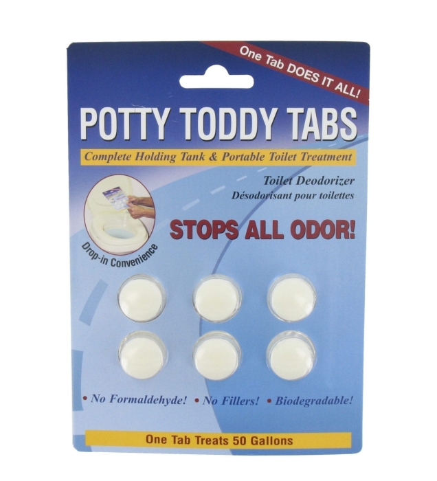 POTTY TODDY TABS - CARD OF 6 TABS