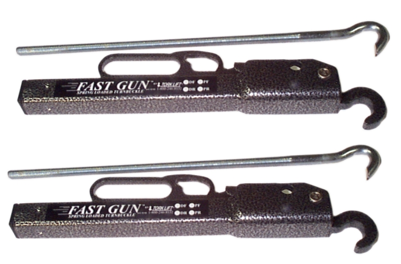 FAST GUN .45 TURNBUCKLE SHORT SPRING LOADED GREY