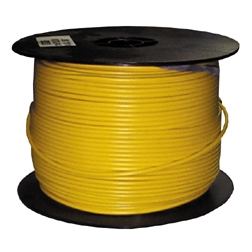 PRIMARY COPPER WIRE - YELLOW - 14 GAUGE 500' SPOOLS