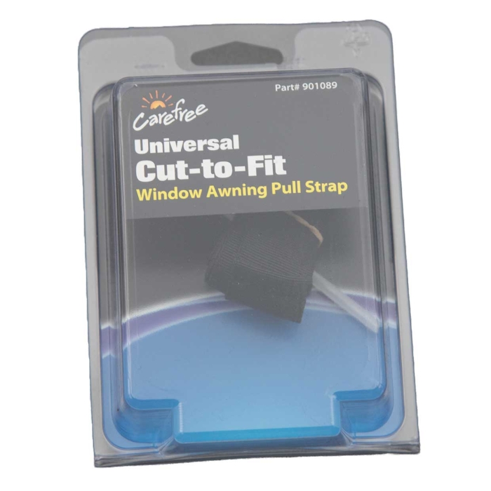 AWNING PULL STRAP CUT TO FIT - 22"-31" BLACK