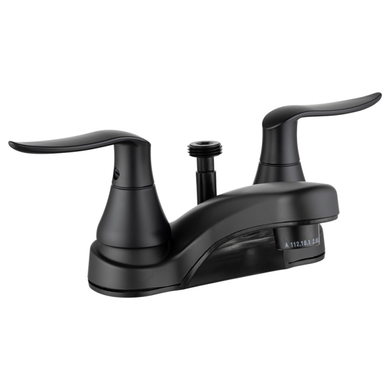Elegant RV Lavatory Faucet w/ Diverter - Matte Black finish