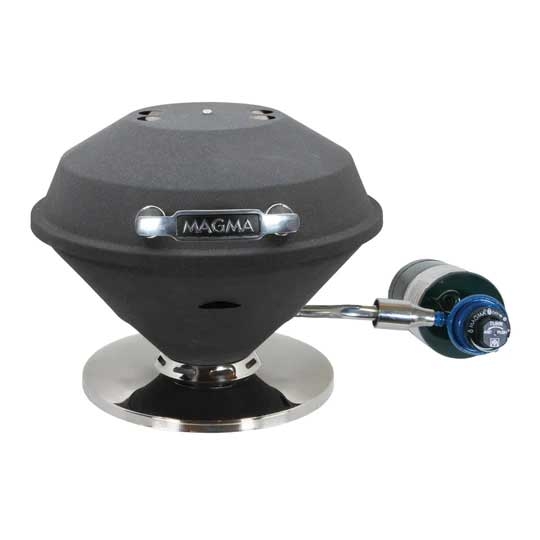 Magma Beach Fire Portable Gas Grill 15" Graphite Stainless Steel