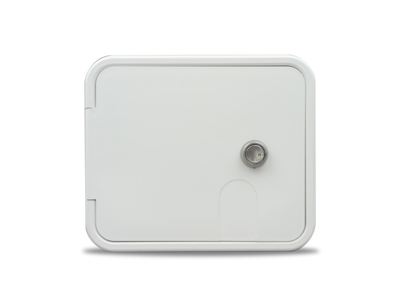 Medium 30/50 Amp Electric Cable Hatch - White