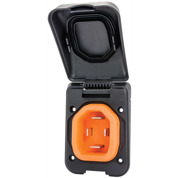 Inlet - 50 Amp Black