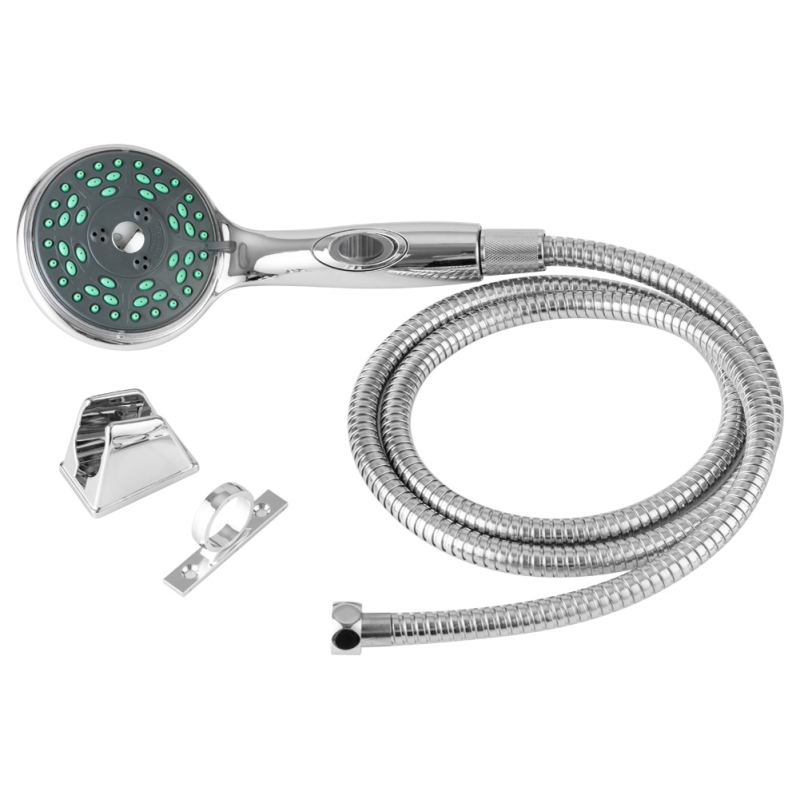 Premium RV Hand Held Shower Wand & Hose Kit - Chrome Polished