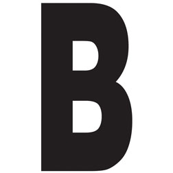 BLACK LETTER - B
