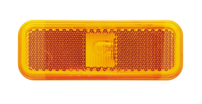 MARKER/CLEARANCE LIGHT AMBER SURFACE MOUNT WITH REFLEX