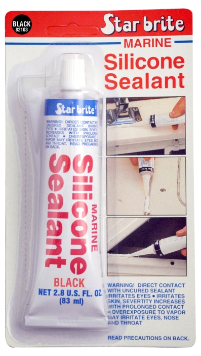 Silicone Sealant  2.8 Oz. Tube - Black