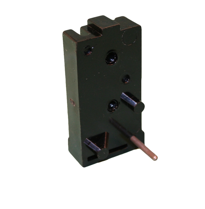 UPPER DOOR ASSEMBLY  600 SERIES. END CAP SPRING CATCH BLACK