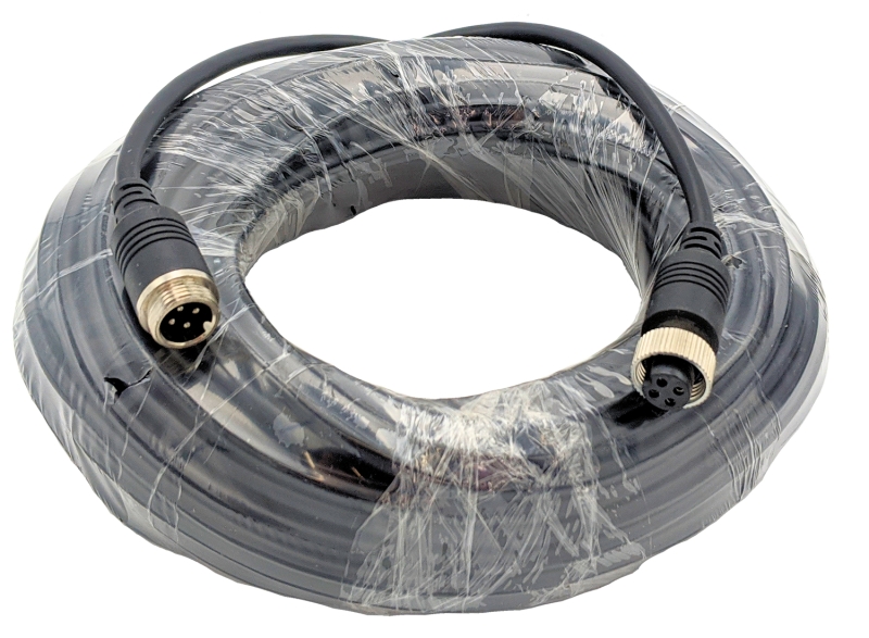CAMERA CABLE 4 PIN MALE TO 4 PIN FEMALE 32' WITH WATERPROOF PIN