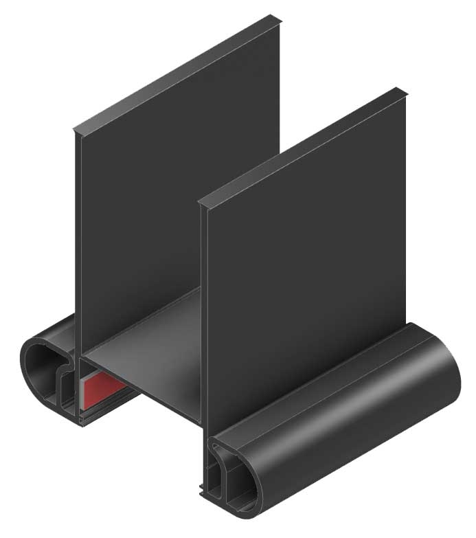 FLIP 'N SEAL SLIDE-OUT SEALING SYSTEM 2" WALL CAP 3" WIPE 20'