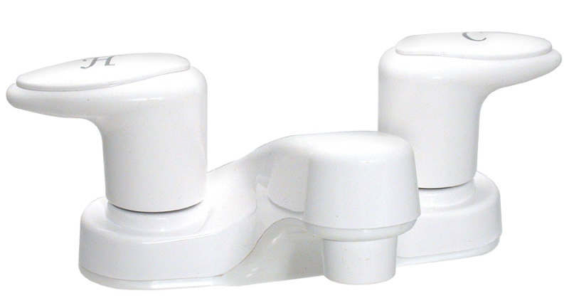 FAUCET - LAVATORY 4" WHITE