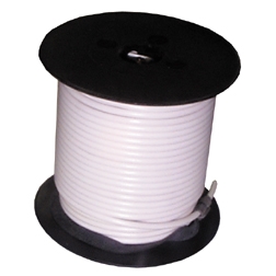 PRIMARY COPPER WIRE - WHITE - 16 GAUGE 100' SPOOLS