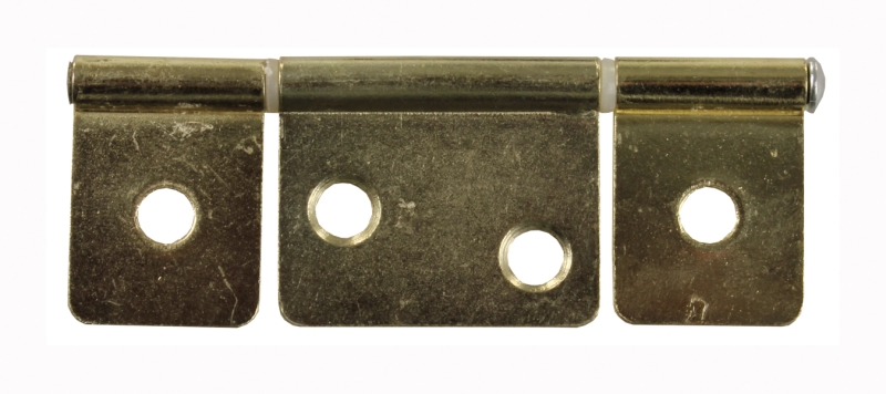 NON MORTISE HINGE - BRASS - 2/PK