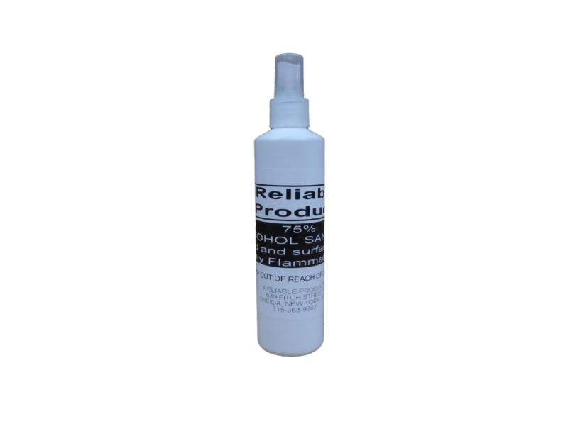 HAND SANITIZER 75% ALCOHOL 8 OUNCE