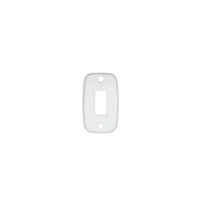 Switch Plate Single - White