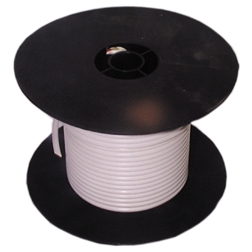 10 GAUGE WIRE - 100' SPOOL  WHITE