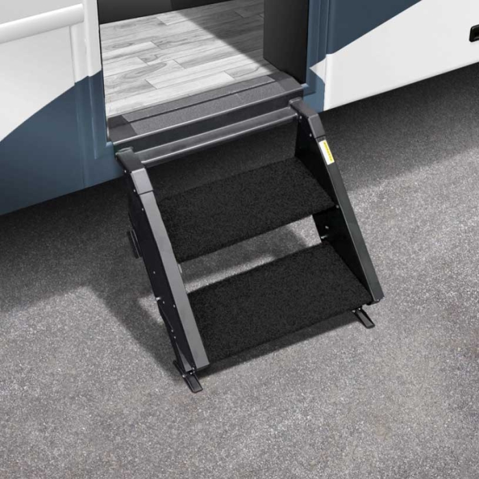 TRAILHEAD STEP RUG - 17.5 IN OBSIDIAN BLACK