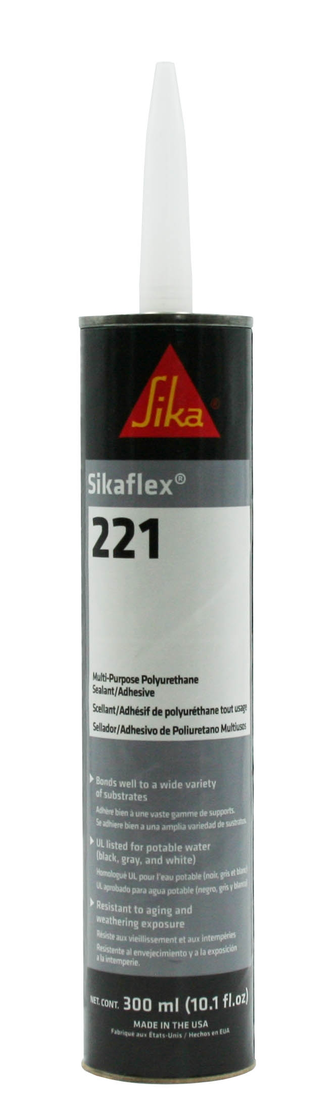 SIKAFLEX 221 300 ML. - ALUM GRAY