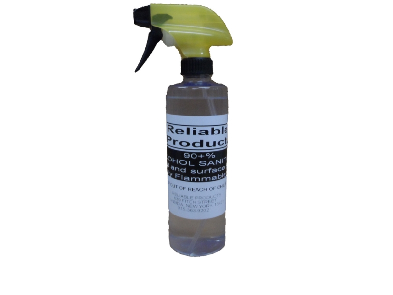HAND SANITIZER 90+% ALCOHOL 16 OUNCE