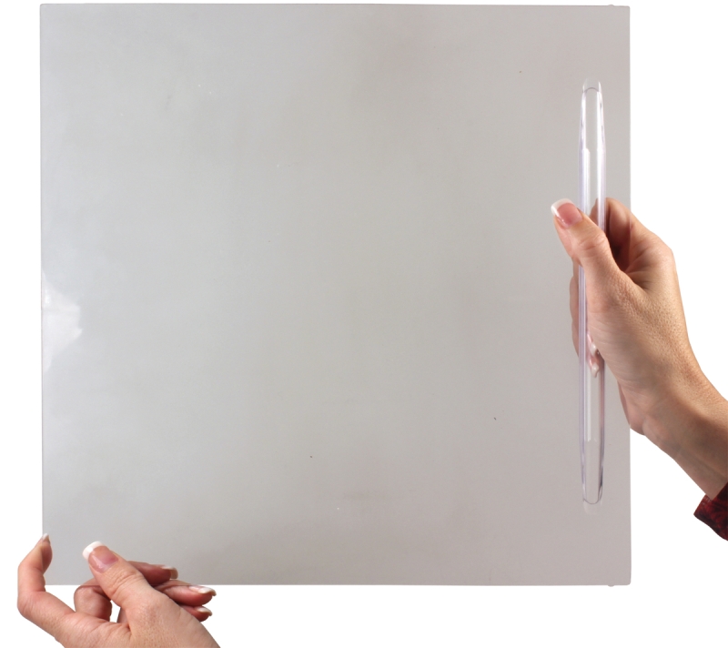 Screen Door Slider Flat - 12" - Clear