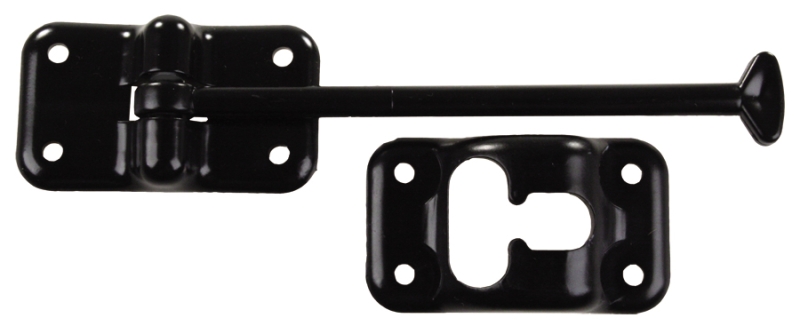 T-STYLE DOOR HOLDER  - 6" BLACK