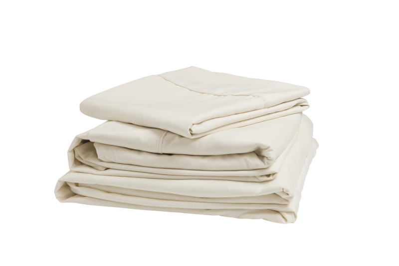 Sheet Set Sateen - Queen Ivory 60" x 80"
