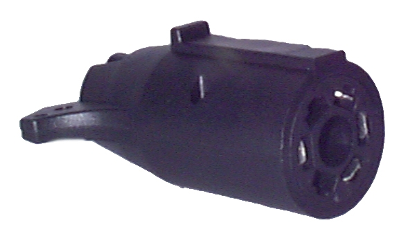CONNECTOR ADAPTER 7 BLADE TO 4 FLAT ONE PIECE MOLDED