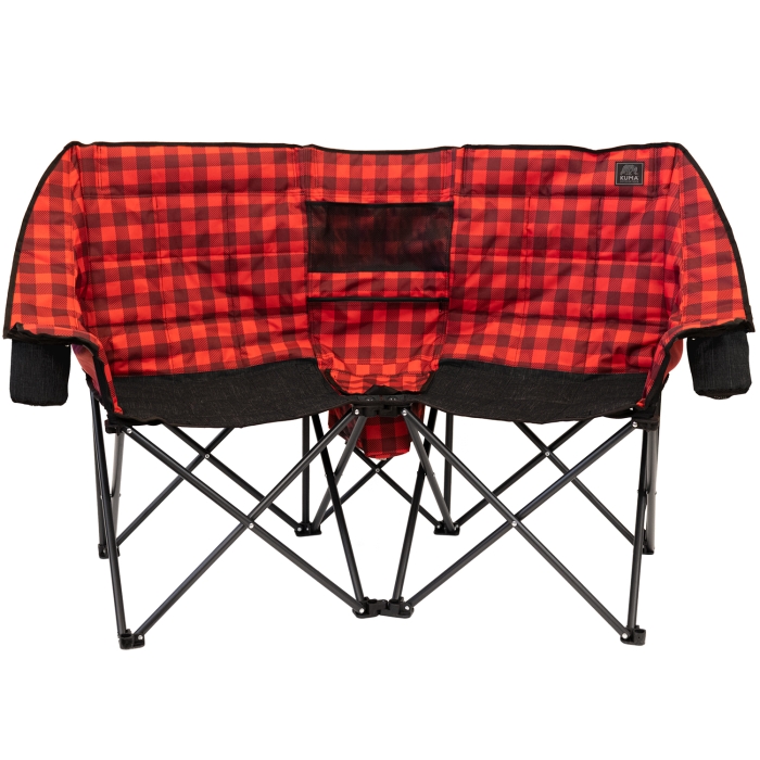 Kozy Bear Double Chair Red/Black