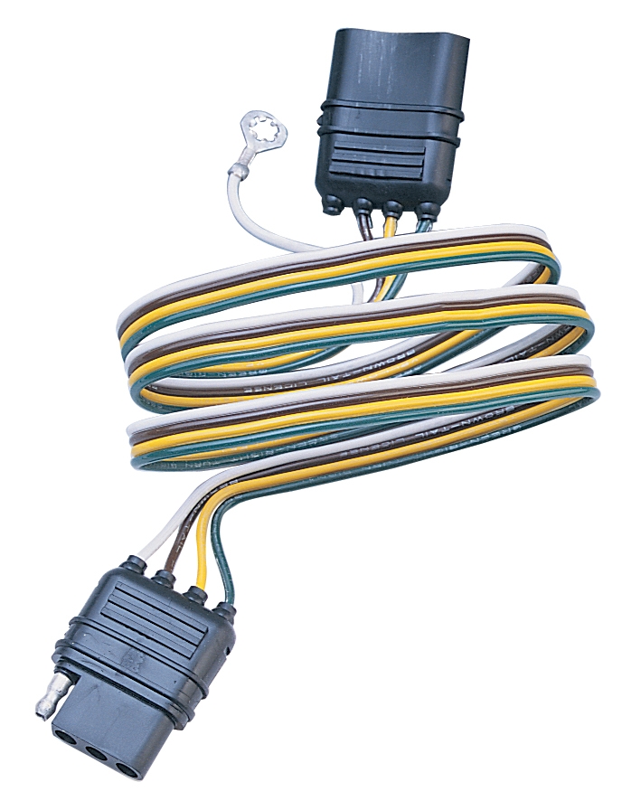 CONNECTOR HARNESS 4 WIRE FLAT HARNESS WITH RING TERMINAL