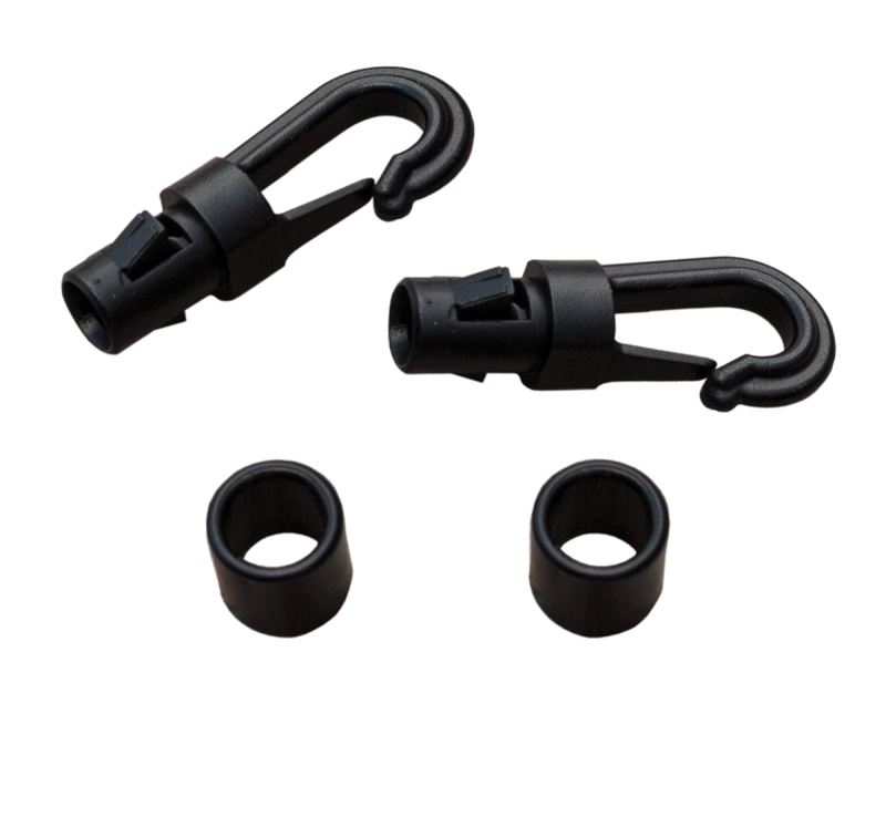 Shock Cord Hook - 1/4" w/ Tongue