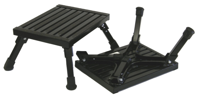 SMALL FOLDING SAFETY STEP BLACK