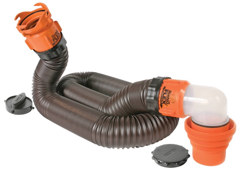 HOSE SEWER RHINOFLEX WITH 15' AND SWIVEL FIT