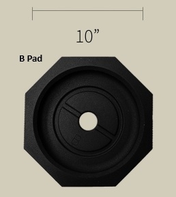SnapPad EQ Octagon Prime Round  BF 10 Single B Pad