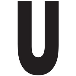 BLACK LETTER - U