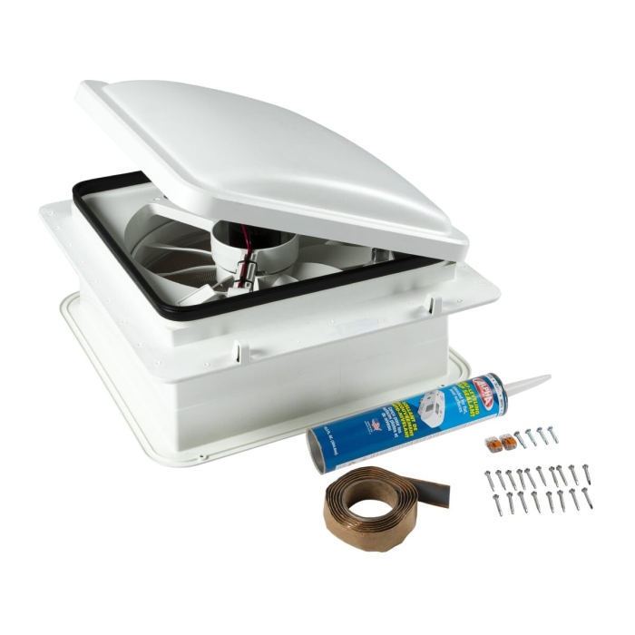 RV ROOF VENT 14" WHITE FVF14D90R6A-PW-AM