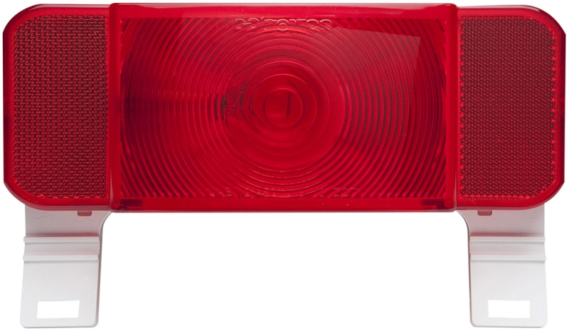 RV COMBINATION LOW PROFILE TAIL LIGHT DRIVER SIDE WHITE BASE