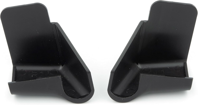 Short Rain Gutter Spouts - Black