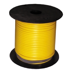 PRIMARY COPPER WIRE - YELLOW - 16 GAUGE 100' SPOOLS