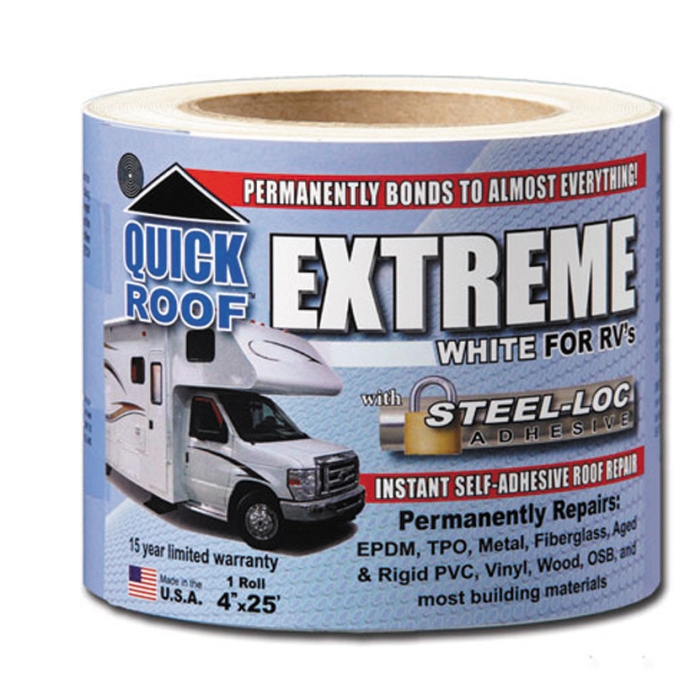 Quick Roof Extreme 4" x 25' - White