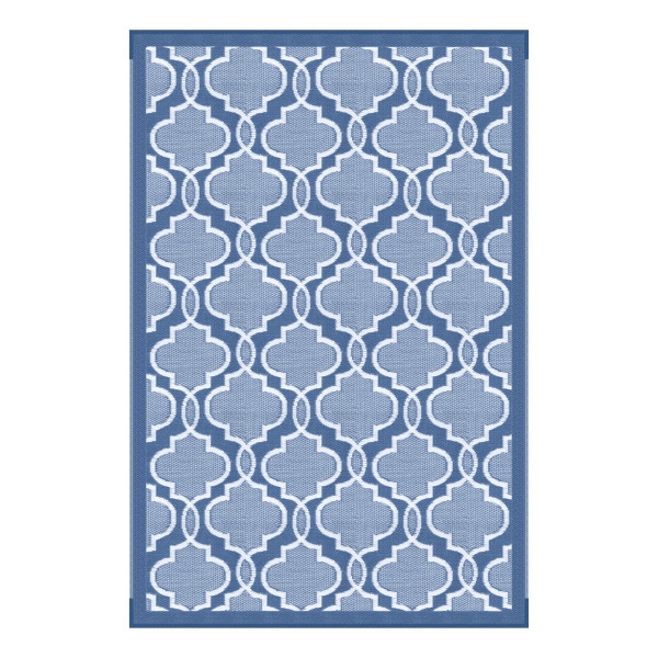 All Weather Patio Mat - 6' x 9' (Blue)
