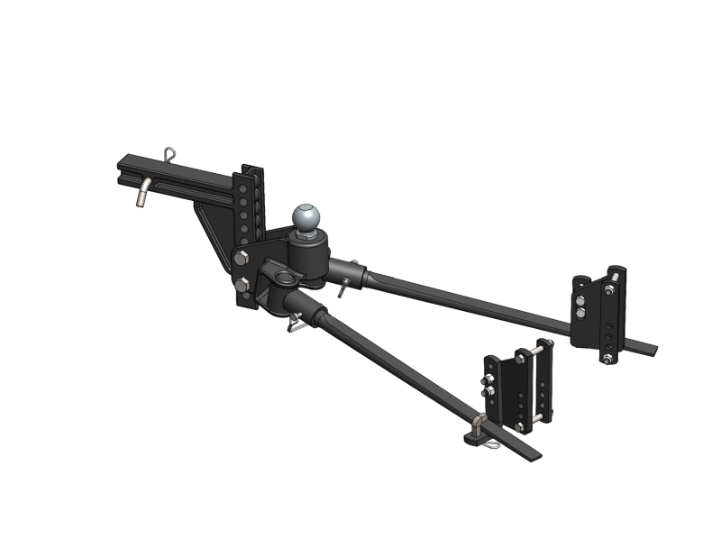 Blue Ox TrackPro Weight Distribution Hitch  1 000 lb. tongue weight capacity  9 Hole Shank