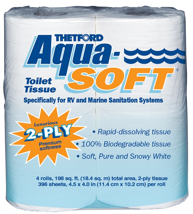 AQUA-SOFT TOILET TISSUE - 2 PLY