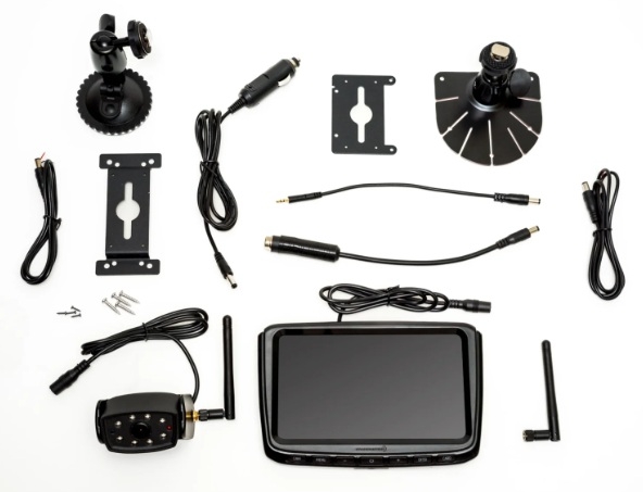 WIRELESS HD OBSERVATION SYSTEM WITH 7" DVR MONITOR