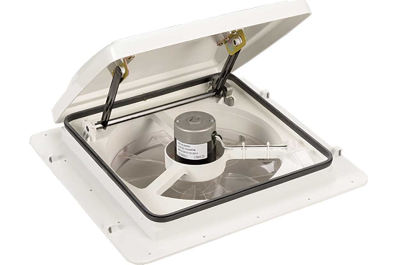 Maxxfan 4 Speed Powered Vent - White