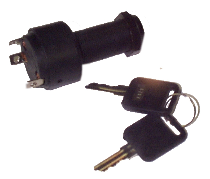 KEY SWITCH POLY 3-POS (LONG SHAFT)
