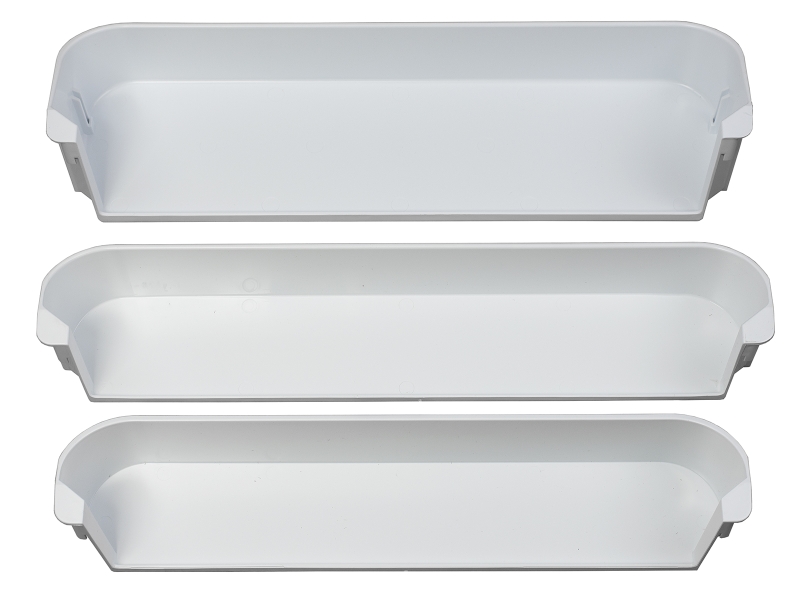 DOOR SHELVES 3 PACK WHITE