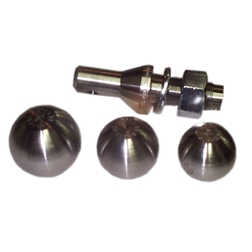 CONVERT - A - BALL SETS  STAINLESS STEEL  1" STANDARD SHANK  1-7/8'  2" AND 2-5/16" BALLS