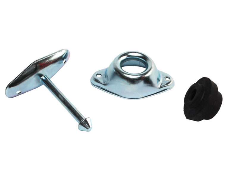 Entry Door Holder Metal Plunger - 3" Straight
